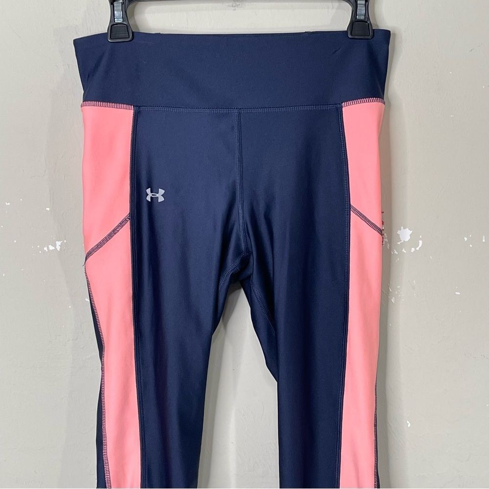 Under Armour Heat Gear Compression Legging Activewear Mesh Workout Sporty Size M - Picture 14 of 16